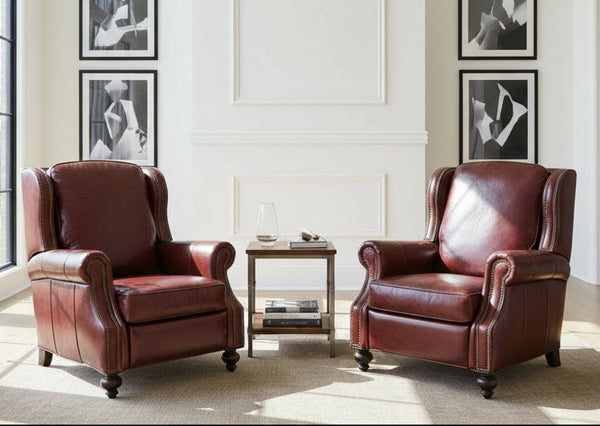 Paulson "Quick Ship" Recliner in Cornwall Leather