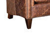 Image of Percy Leather Tight Back Accent Chair