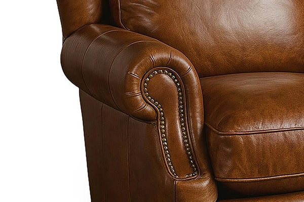 Perry Large Leather Club Chair