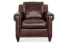 Image of Phillip Transitional Leather Club Chair