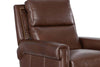Image of Phillip Leather Pillow Back Recliner Chair