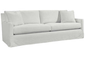 Phoebe 96 Inch Slipcovered "Quick Ship" Track Arm Sofa