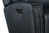 Image of Piers Denim Leather "Quick Ship" Power Wall Hugger Recliner