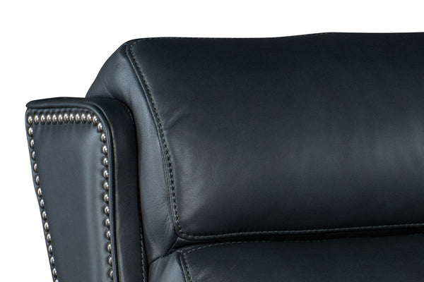 Piers Denim Leather "Quick Ship" Power Wall Hugger Recliner