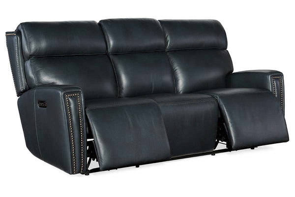 Piers Denim "Quick Ship" ZERO GRAVITY Wall Hugger Reclining Leather Living Room Furniture Collection