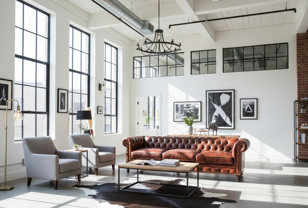 Portman 108 Inch Grand Scale Chesterfield Sofa