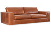 Image of Preston 108 Inch Two Cushion Wide Track Arm Leather Sofa