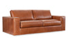 Image of Preston 98 Inch Two Cushion Wide Track Arm Leather Sofa