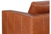 Image of Preston 84 Inch Two Cushion Wide Track Arm Leather Sofa