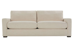 Noah 89 Inch Fabric Two Cushion Track Arm Sofa