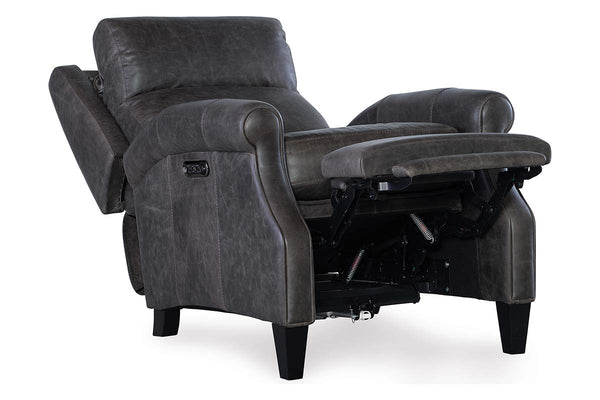 Renny Lead Dual Power "Quick Ship" Leather Transitional Recliner