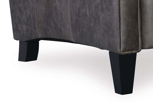 Renny Lead Dual Power "Quick Ship" Leather Transitional Recliner