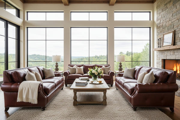 Richardson Grand Scale Leather Sleeper Sofa Collection