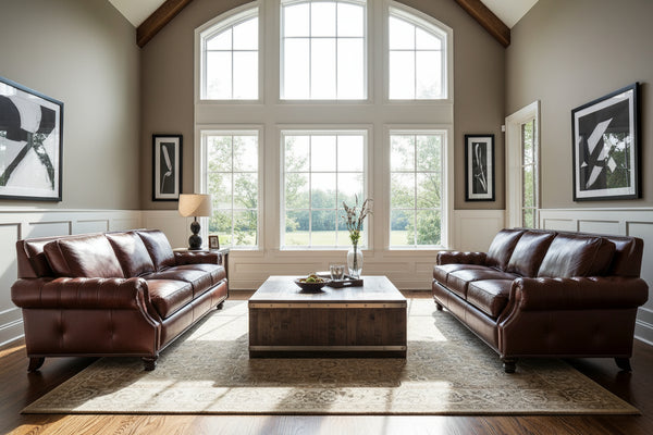 Richardson Grand Scale Leather Sleeper Sofa Collection