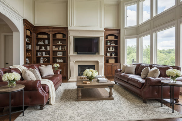 Richardson Grand Scale Leather Sleeper Sofa Collection