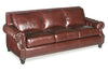 Image of Richardson 92 Inch Grand-Scale Leather Pillow Back Queen Sleeper