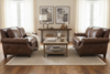 Image of Richardson Grand Scale Leather Sleeper Sofa Collection