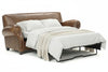 Image of Richmond 85 Inch Leather Queen Sleeper Sofa