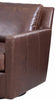 Image of Nathan "Quick Ship" Swivel Track Arm Leather Chair