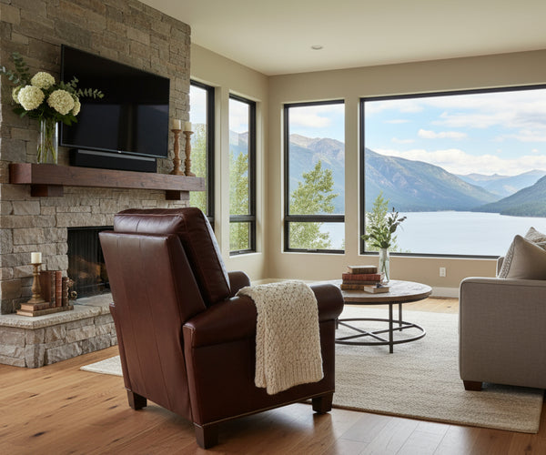 Rockefeller Leather Recliner