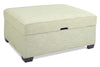 Image of Rory Fabric Upholstered Twin Size Sleeper Ottoman