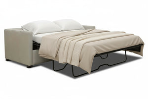 Rowen 77 Inch Leather Contemporary Queen Sleeper Sofa