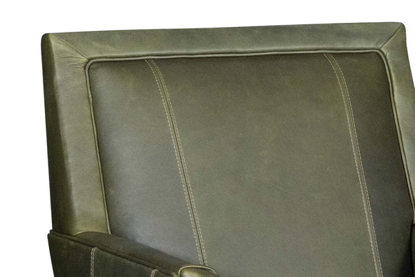 Ryan Leather Tight Back SWIVEL Accent Chair