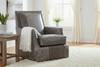 Image of Ryan Leather Tight Back SWIVEL/GLIDER Accent Chair