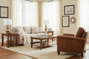 Ryder Transitional Leather Club Chair