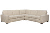 Image of Sadie Cream "Quick Ship" Three Piece Pillow Back Sectional (As Configured)