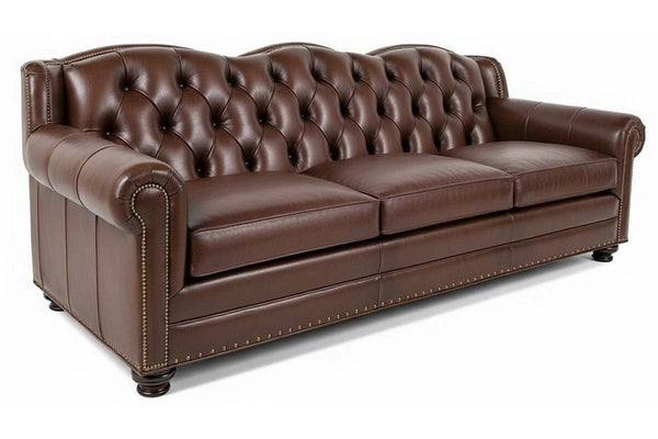 Salerno 105 Inch Vintage Tufted Back Sofa