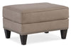 Image of Samuel "Quick Ship" Transitional Leather Ottoman