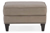Image of Samuel "Quick Ship" Transitional Leather Ottoman