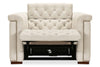 Image of Savion Beach "Quick Ship" Chesterfield Tufted Fabric Recliner (As Shown)