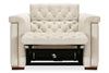 Image of Savion Beach "Quick Ship" Power Chesterfield Fabric Furniture Collection