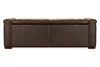 Image of Savion Saddlewood Chesterfield 89 Inch "Quick Ship" Wall Hugger Power Leather Reclining Sofa