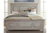 Image of Sawyer Queen Or King Wood Panel Bed "Create Your Own Bedroom" Collection