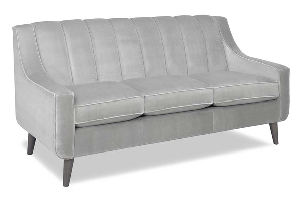 Serafina Modern 8-Way Hand Tied Sofa Collection With Vertically Ribbed Back