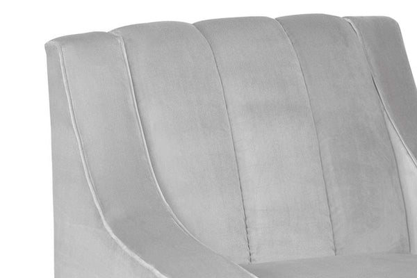 Serafina Modern 8-Way Hand Tied Sofa Collection With Vertically Ribbed Back