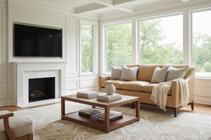 Seth III 80 Inch Leather Studio Couch