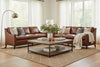 Image of Seth III 80 Inch Leather Studio Couch