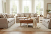 Image of Seymour Tufted 36", 40", 44", Or 48" Inch Round Leather Ottoman (4 Sizes Available)