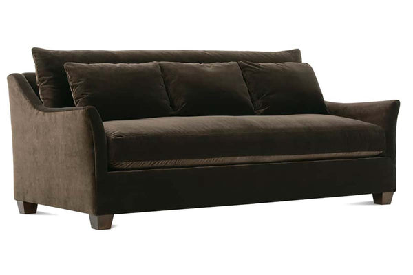 Shauna 85 Inch "Quick Ship" Bench Seat Fabric Upholstered Sofa