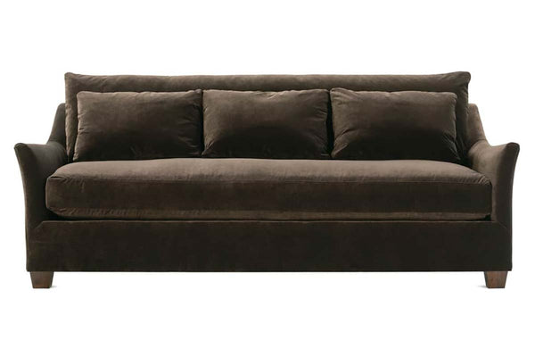 Shauna 85 Inch "Quick Ship" Bench Seat Fabric Upholstered Sofa