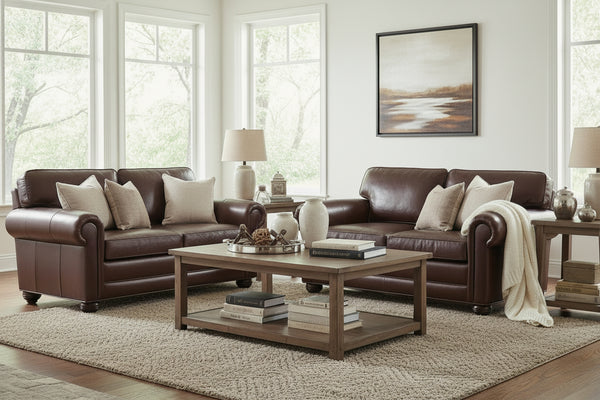 Sheffield Select-A-Size Oversized Leather Furniture Collection