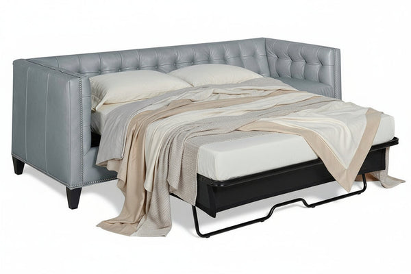 Sherwood 89 Inch Shelter Arm Queen Pull Out Sleeper Sofa