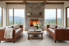 Image of Sherwood 89 Inch Shelter Arm Tufted Sofa