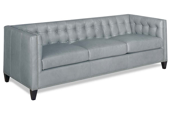 Sherwood 89 Inch Shelter Arm Tufted Sofa