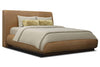 Image of Sienna Queen & King Contemporary Leather Platform Panel Bed