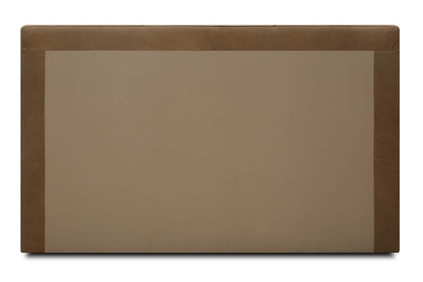 Sienna Queen & King Contemporary Leather Platform Panel Bed